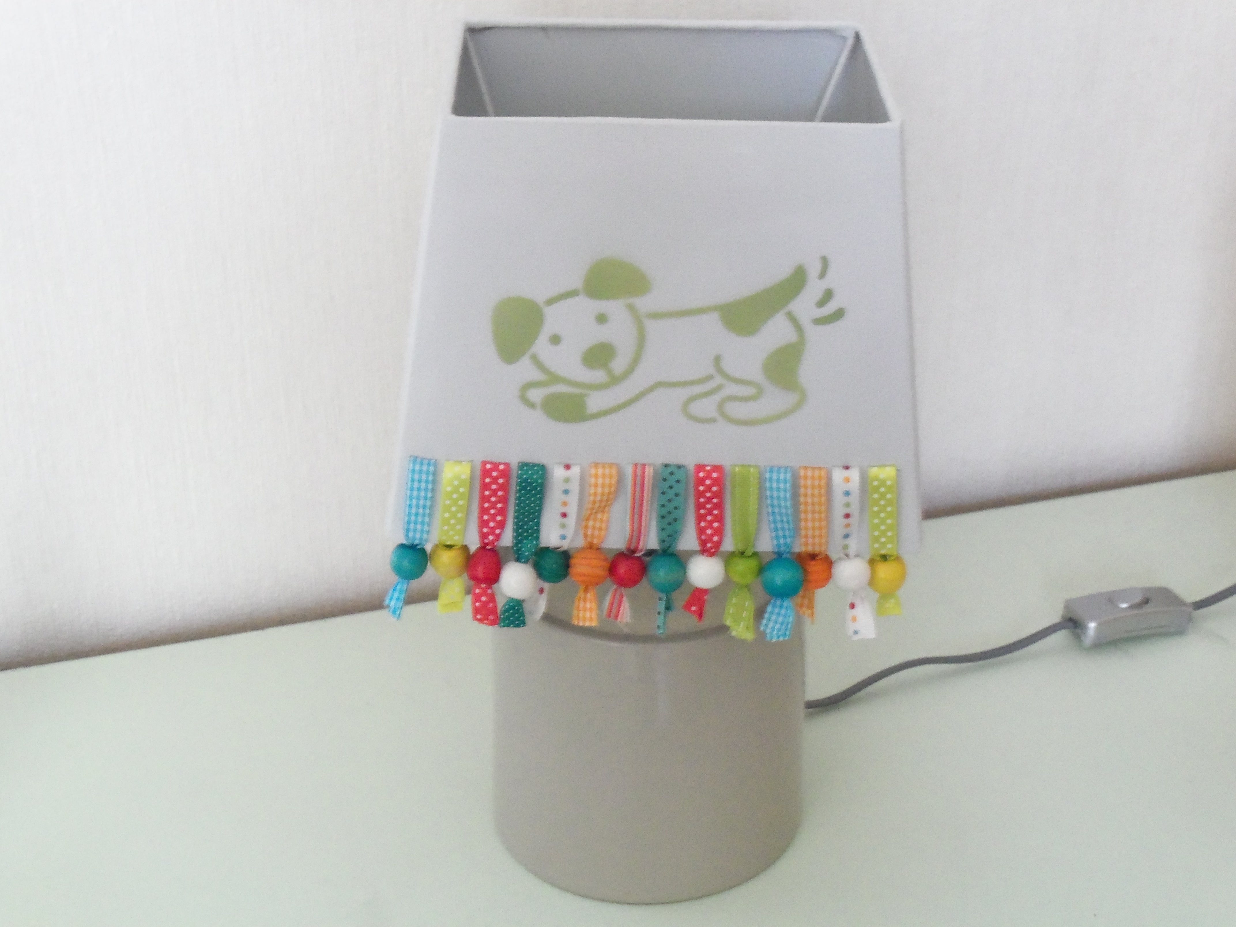Lampe et abat jour chambre d'enfants deco2sev